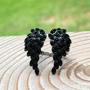 Sterling Silver Angel Wing Ring size 6